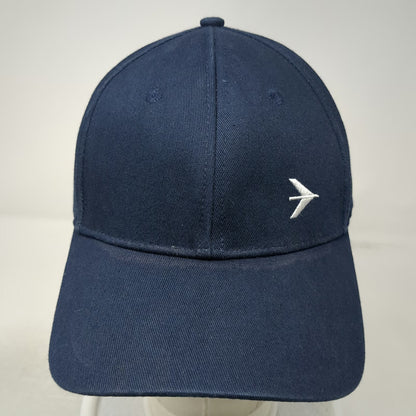 Embraer Baseball Cap Blue One Size Slideback Hat Embroidered Logo Aviation