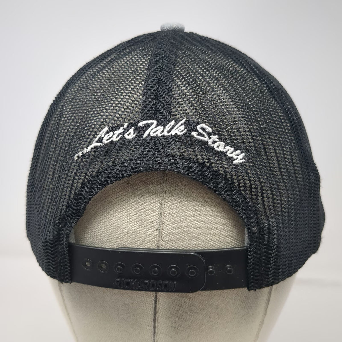 Richardson Trucker Hat Gray One Size Robbie Vee Let's Talk Story Snapback