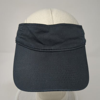 Port & Company Sun Visor Hat Black One Size Adjustable Lightweight Blank