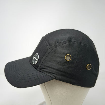 McDonald's 5 Panel Black Hat One Size Recycled Material Logo Strapback