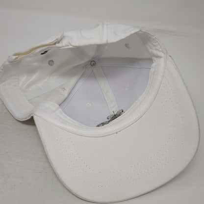 Patron Tequila Baseball Cap White One Size Bee Logo Embroidered Strapback Hat