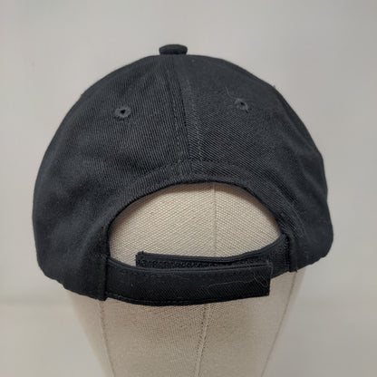 Truck Racing Autotrac Strapback Hat Black One Size Adjustable Embroidered