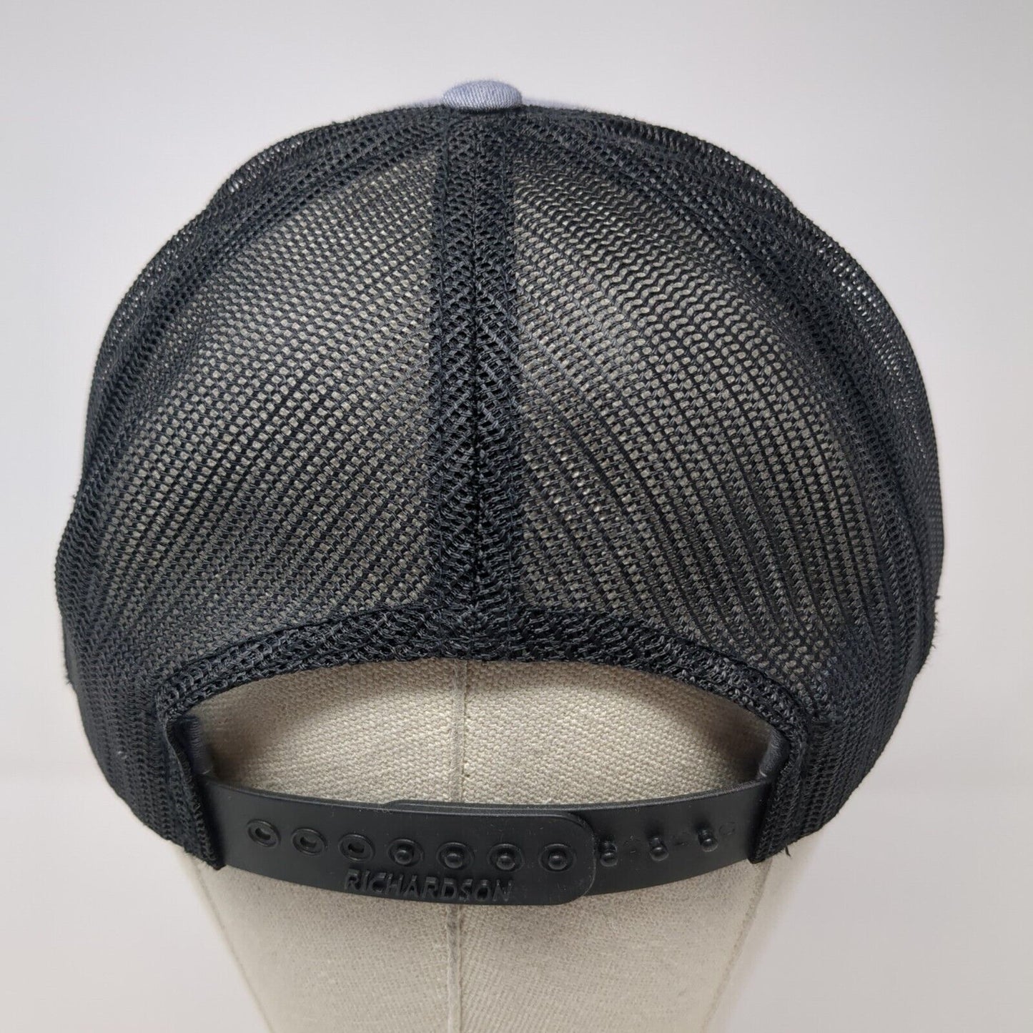 A.S.C. General Contractor Snapback Trucker Hat Gray One Size Mesh Back