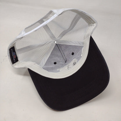 Crooked 8 Snapback Mesh Back Trucker Hat Black OSFA Cap America