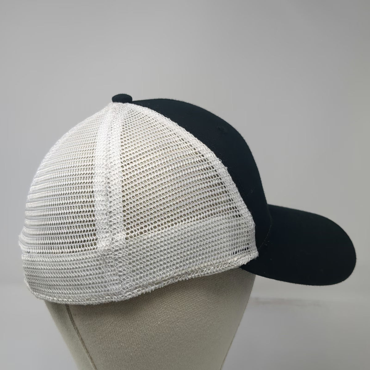 Cap America Baseball Cap Black M Spencer Fluid Power Eaton Mesh Back Stretch Hat