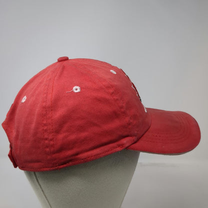 The Home Game Canada Hockey Red Baseball Cap One Size Strapback Maple Leaf Hat