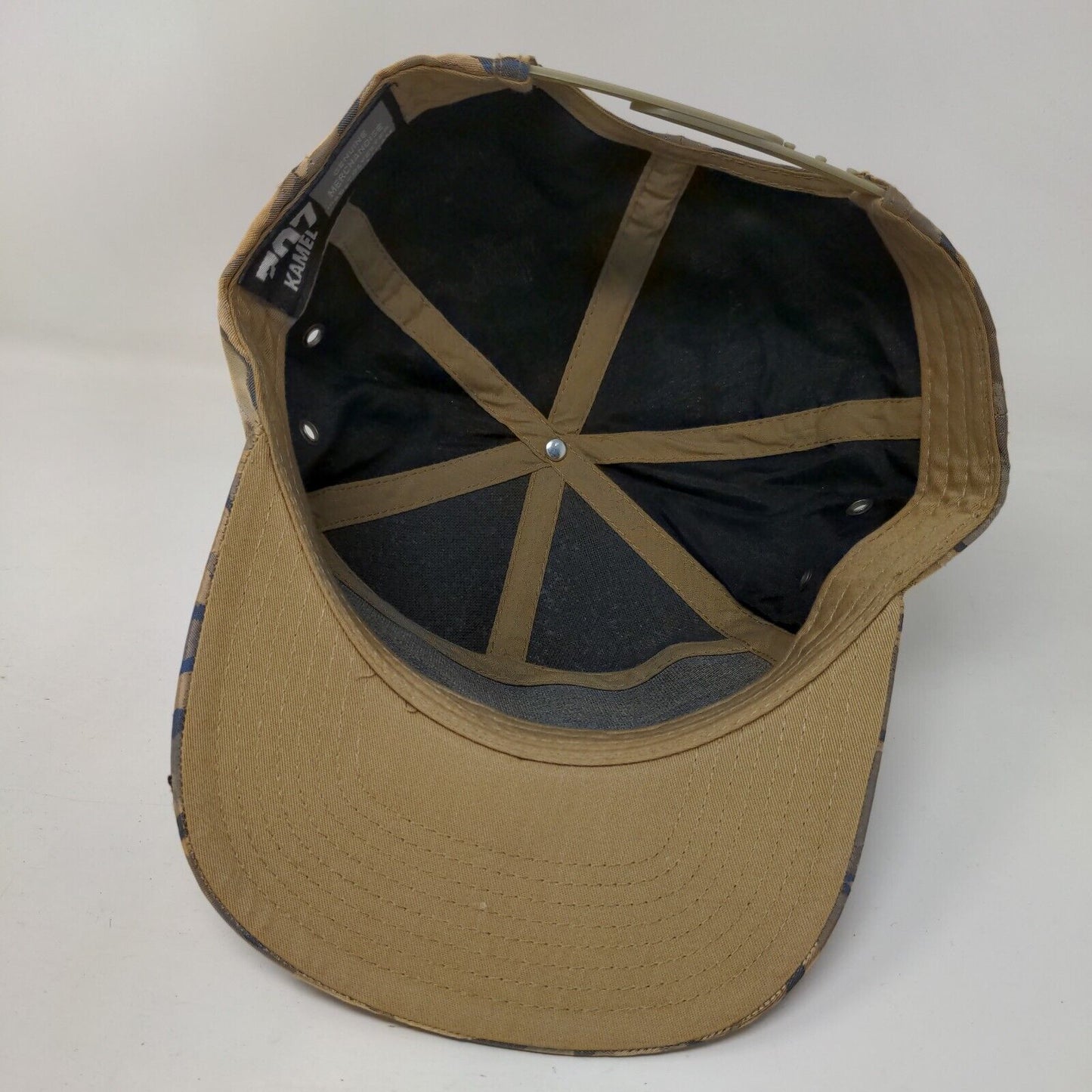 Genuine Merchandise Snapback Hat Multicolor Camouflage One Size 707 Camel Blank