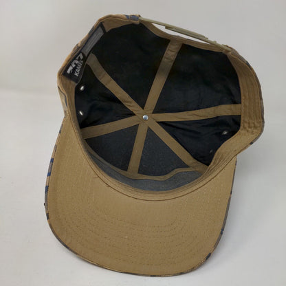 Genuine Merchandise Snapback Hat Multicolor Camouflage One Size 707 Camel Blank