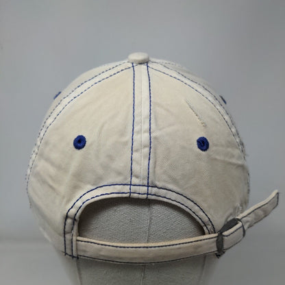 Ultimat Vodka Slideback Hat White OSFM Adjustable Embroidered Distressed 6 Panel