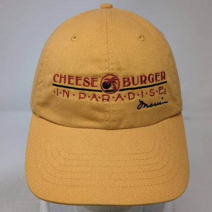 HeadShot Maui Cheeseburger In Paradise Yellow One Size Baseball Cap Hat Logo