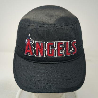 Los Angeles Angels MLB Army Cap Black One Size Hat Embroidered Strapback Logo