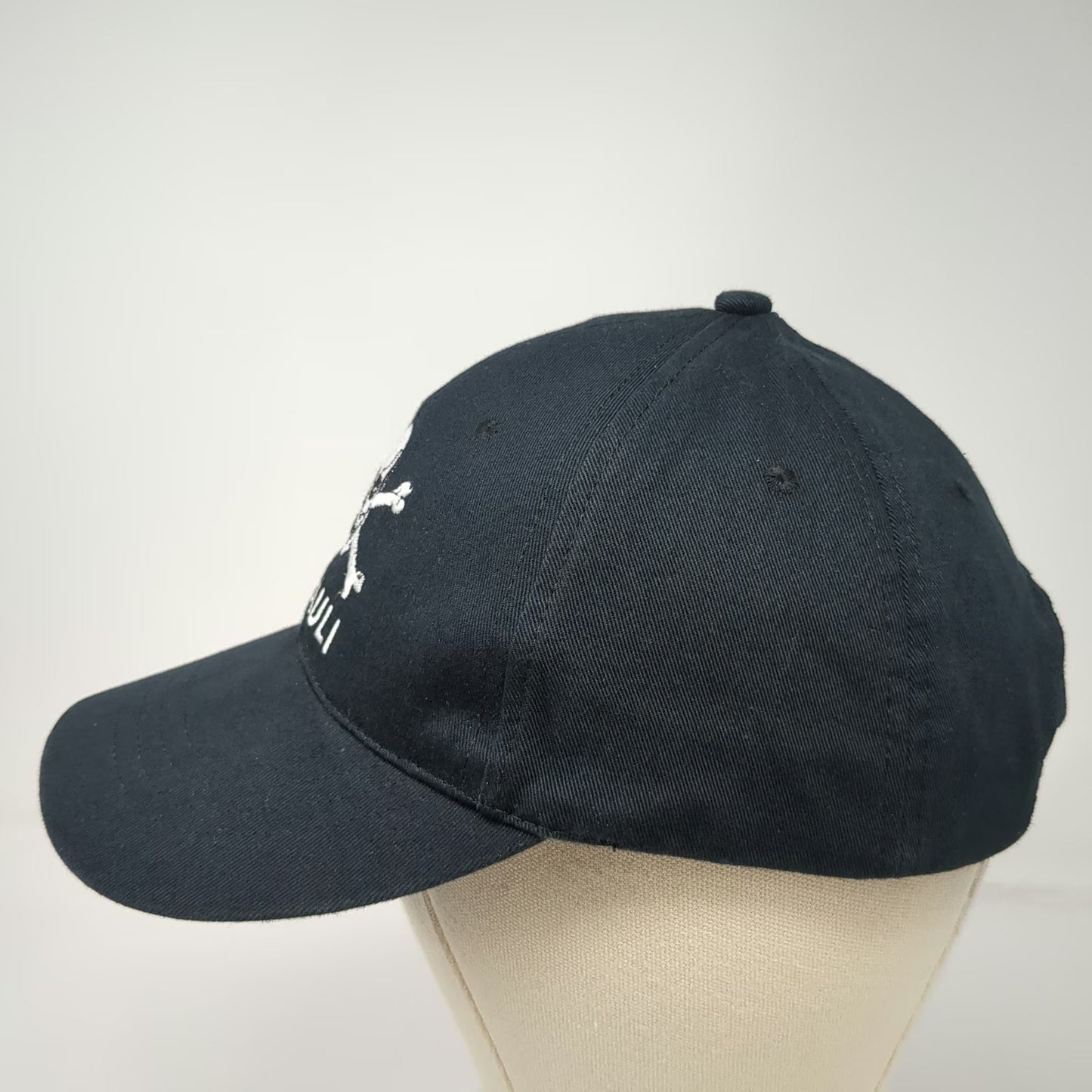 St. Pauli Baseball Cap Black One Size Skull Crossbones Organic Cotton Slide Hat
