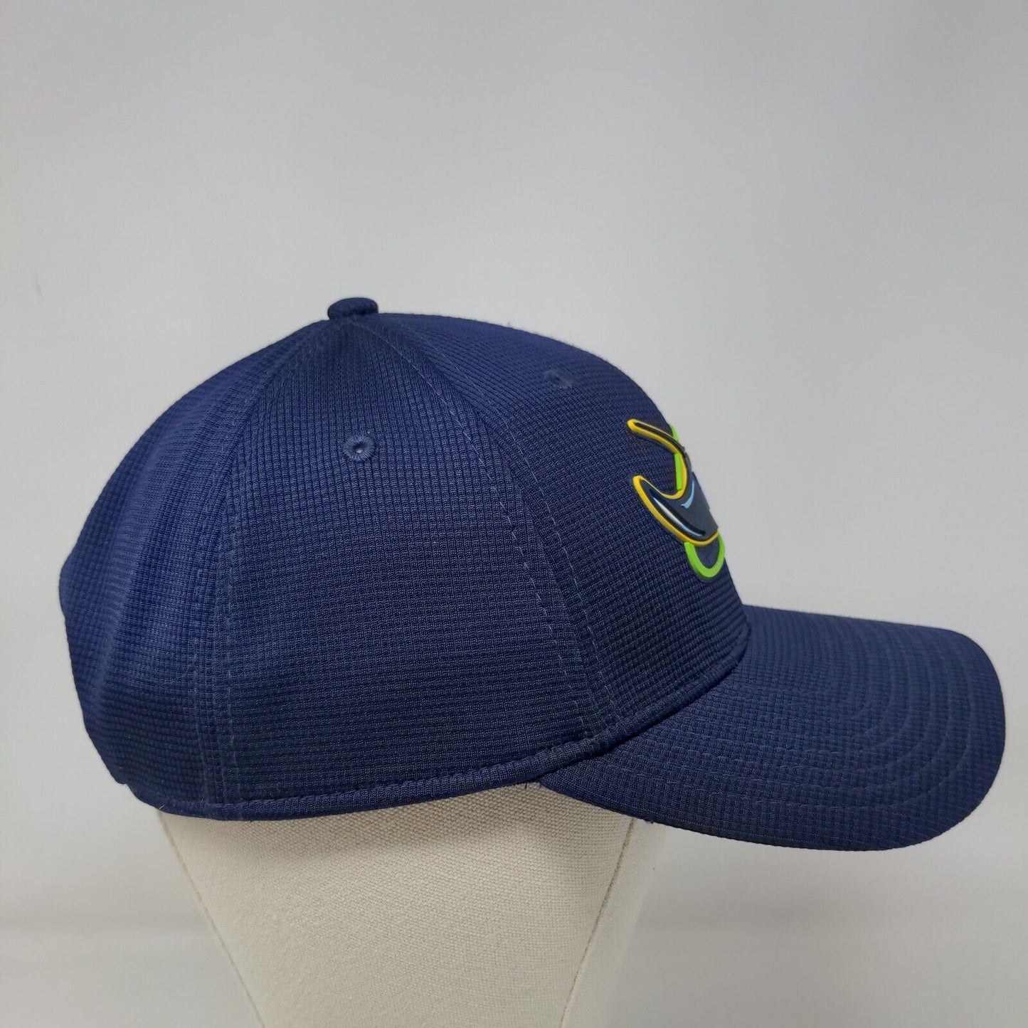 New Era 9Forty Men's Snapback Hat Blue OSFM Tampa Bay Rays 3D Logo Polyester