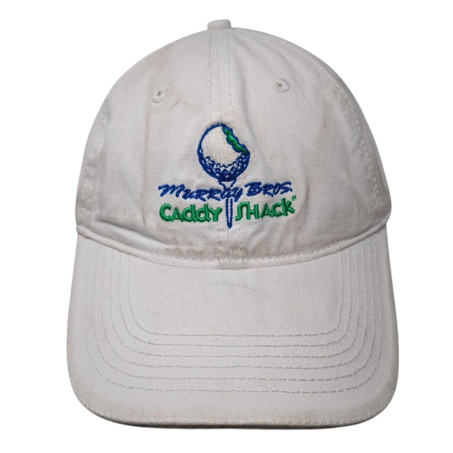 Murray Bros. Caddyshack Slideback Hat White One Size Solid Adjustable