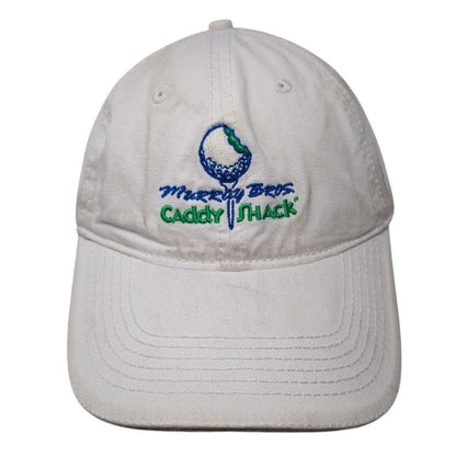 Murray Bros. Caddyshack Slideback Hat White One Size Solid Adjustable