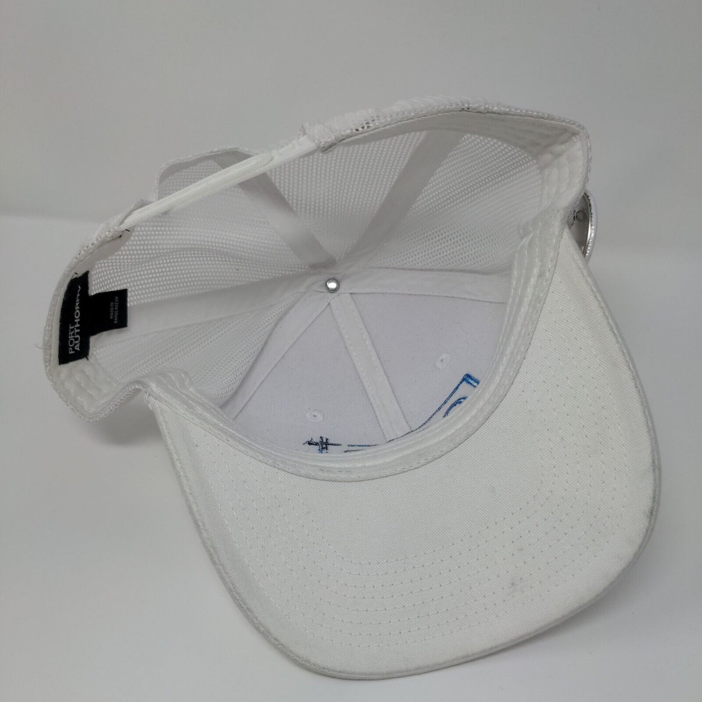 Corp+ Motel Studio 6 Snapback Trucker Hat White One Size Mesh Back