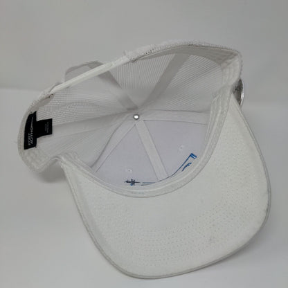 Corp+ Motel Studio 6 Snapback Trucker Hat White One Size Mesh Back