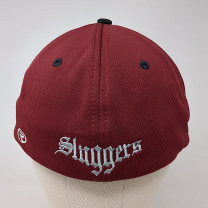Sluggers Fitted Hat Red S/M Embroidered Patriotic Dryve PTS40 Richardson