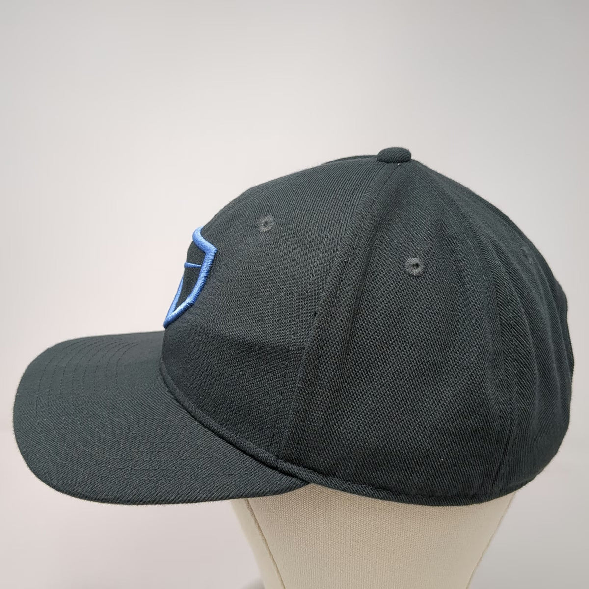 Nike Snapback Hat Gray One Size Baseball Home Plate Logo Swoosh Pro Sportswear