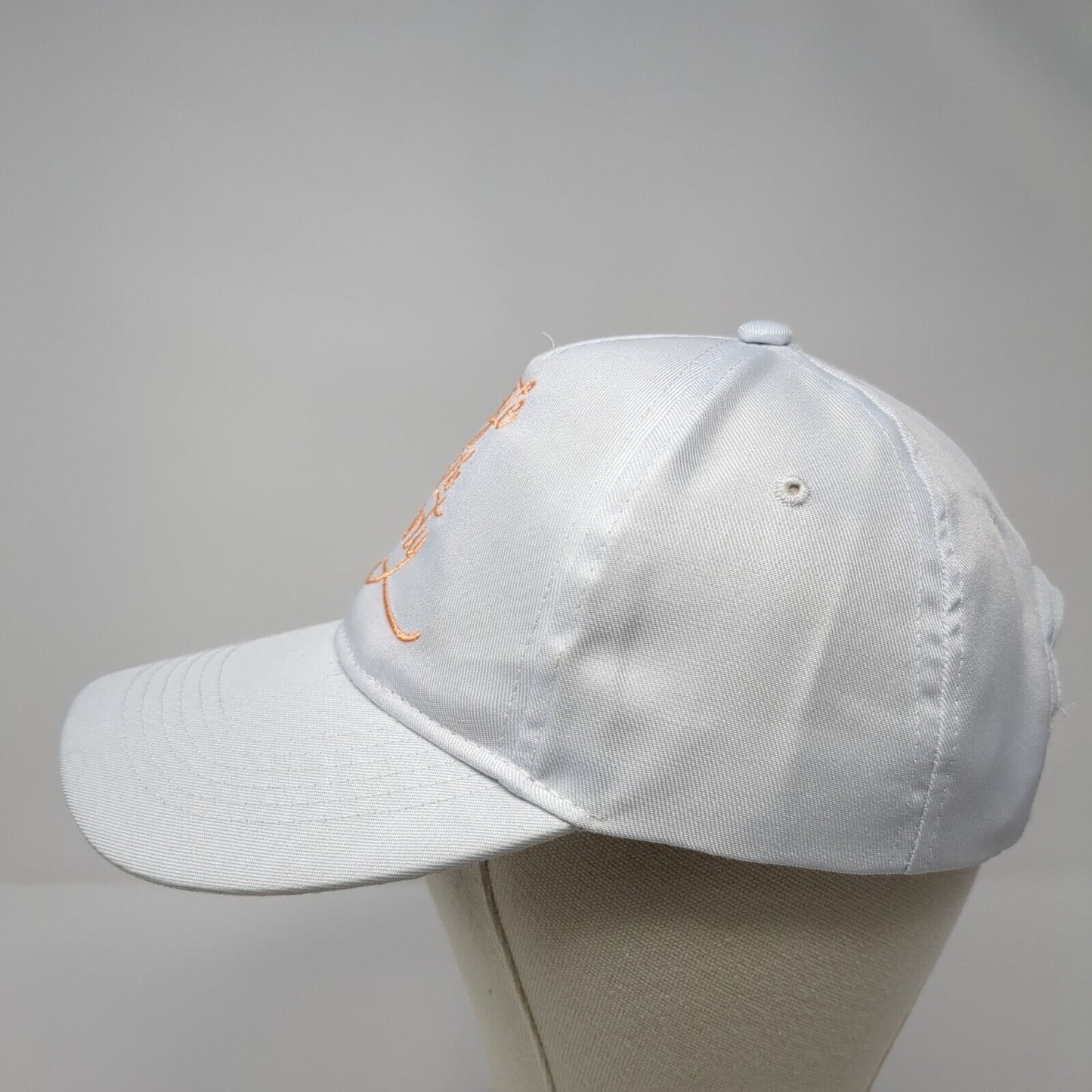 Wife Of The Party Strapback Hat White One Size Adjustable Embroidered Polyester