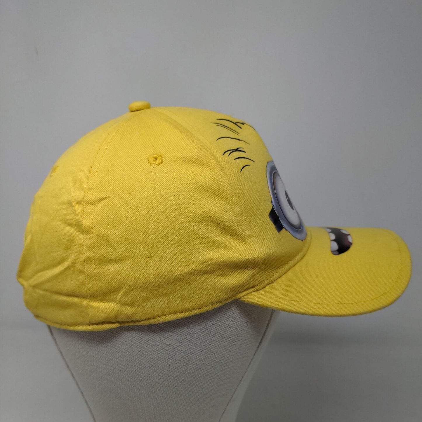 Despicable Me Minion Made Boys Stretchy Hat Yellow Graphic Face Logo