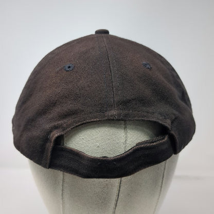 Port Authority Baseball Cap Black OSFM Strapback Lightning Bolt Band Logo Hat
