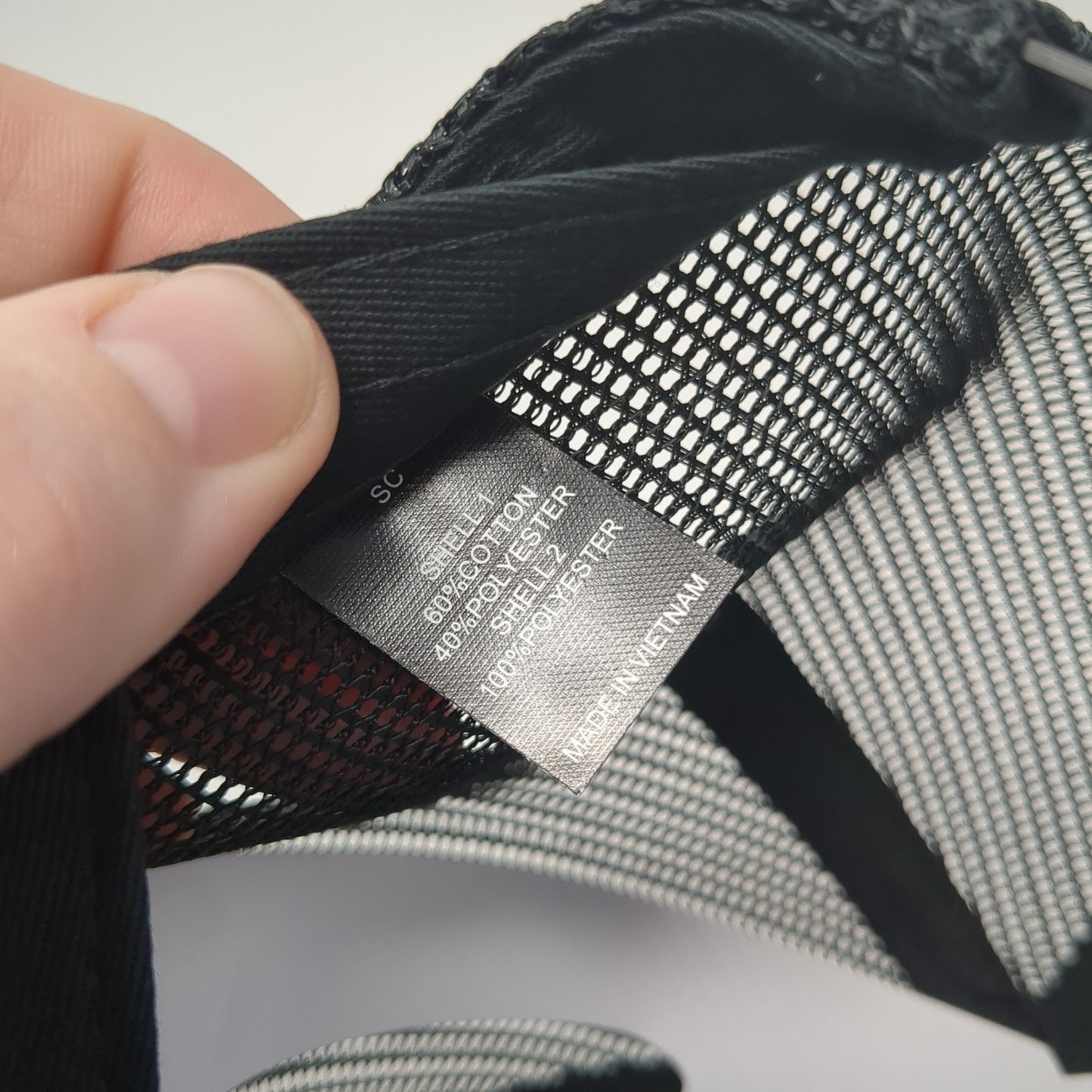 Idaho Leather Patch Snapback Trucker Hat Black One Size Mesh Back