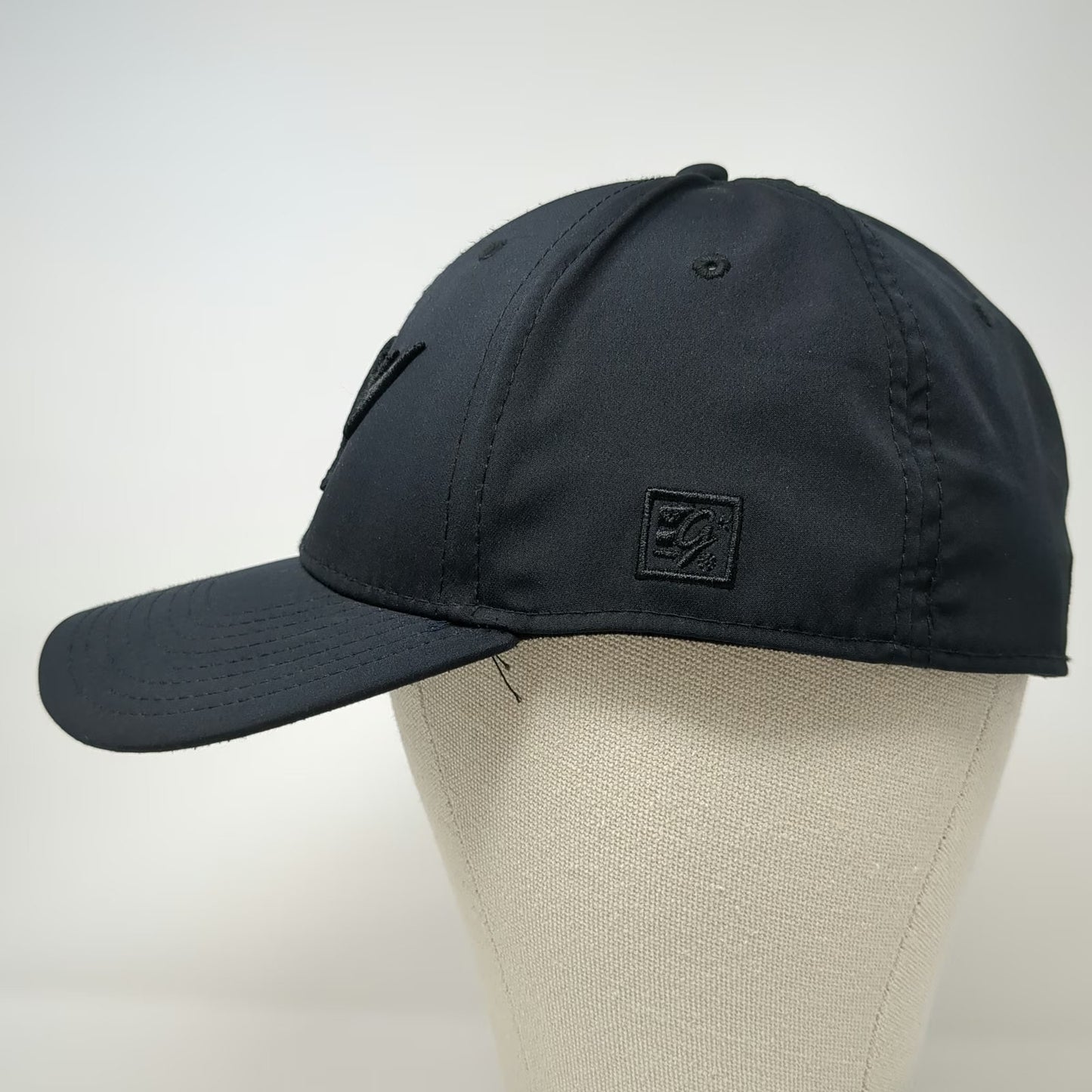 The Game Baseball Cap Black One Size Fitted Rhino Lounge 204 Jackson MS Hat 3D