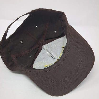 Gold Team JB Hunt Snapback Cap Brown One Size Adjustable Embroidered W/Pins