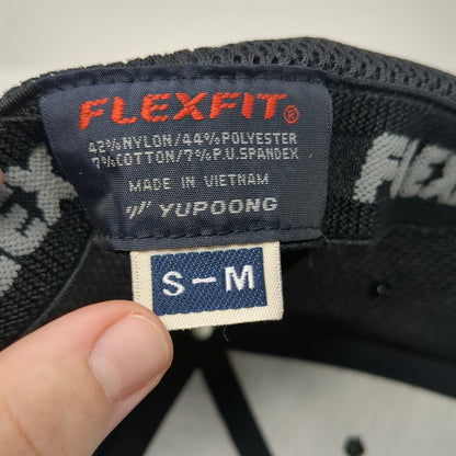 Flexfit Baseball Cap Black M Simplot Transportation Mesh Back Fitted Hat