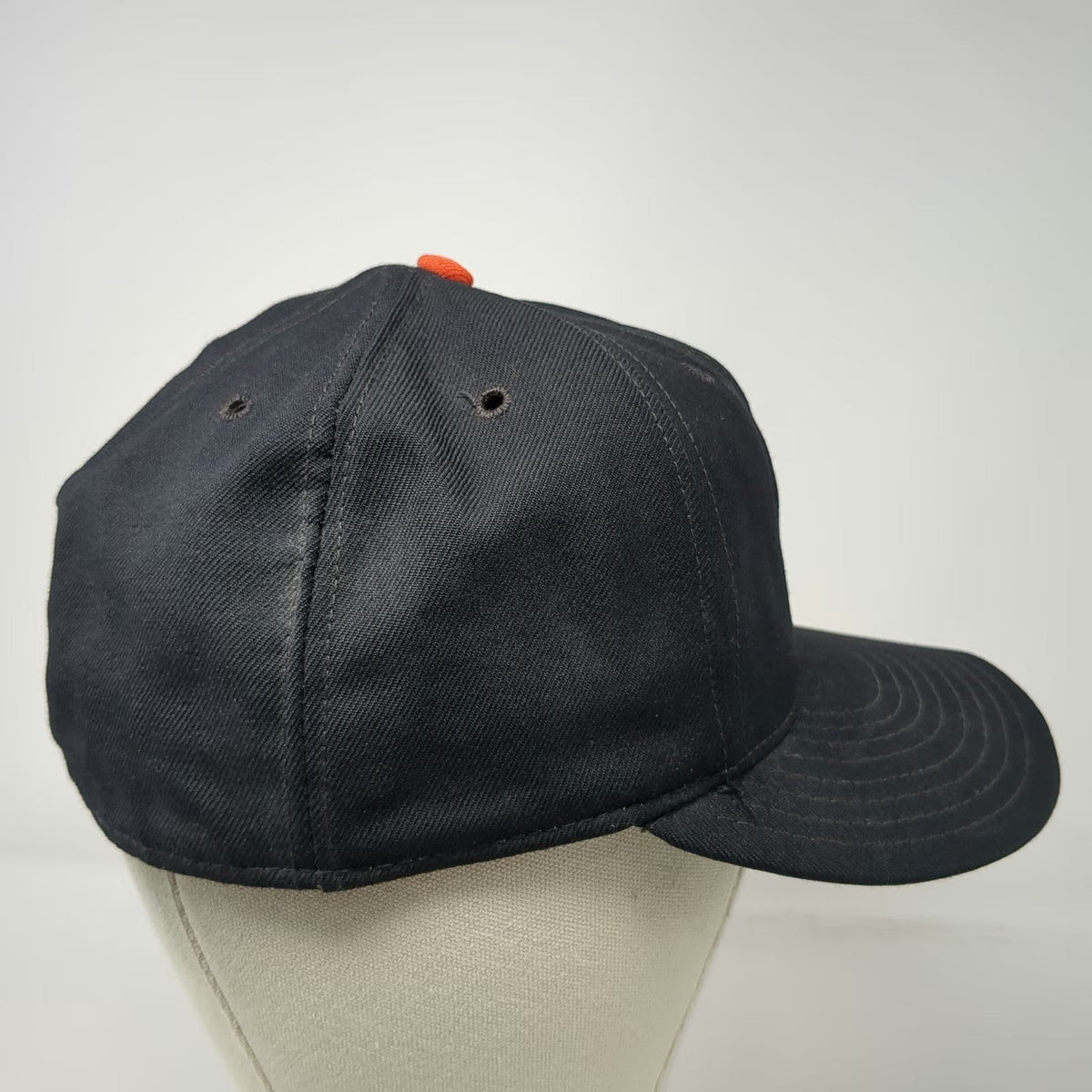 New York Mets MLB Annco Baseball Cap Black 7 100% Wool USA Hat Vintage