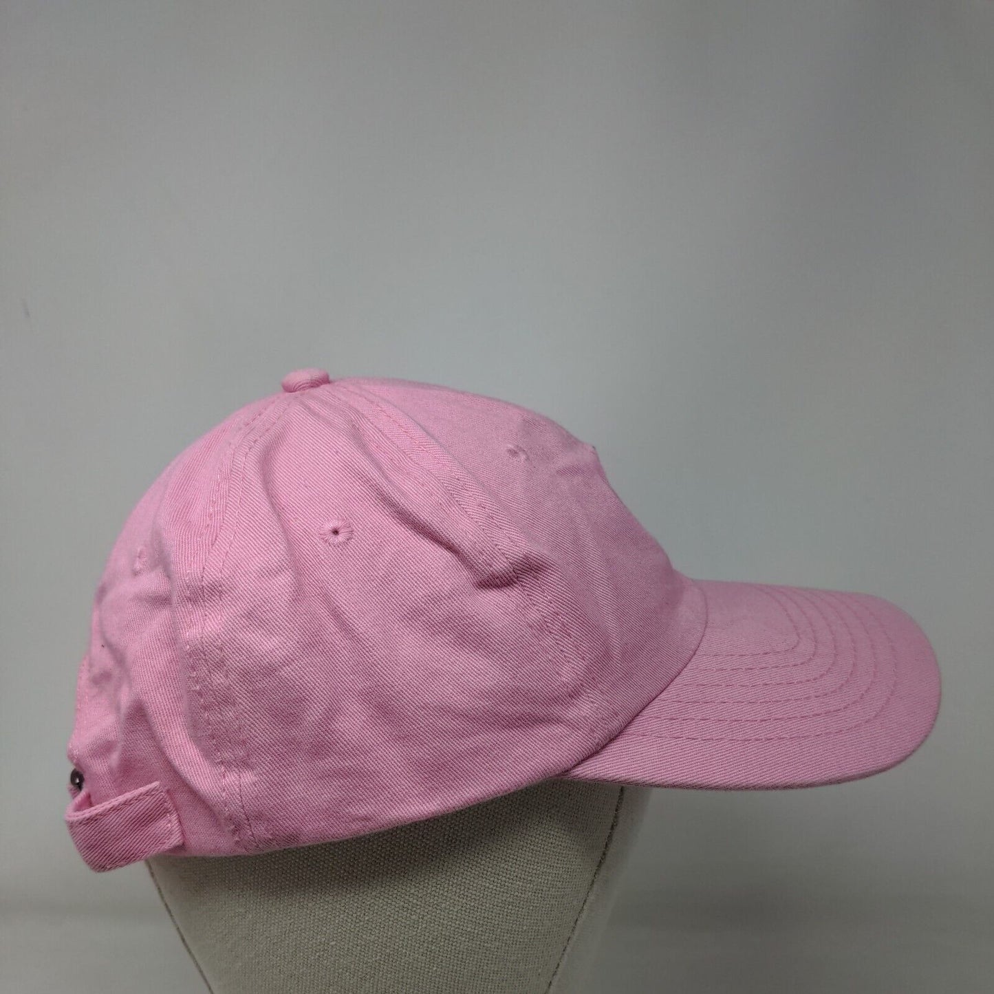 Pineapple Slideback Hat Pink One Size Embroidered Adjustable Dalix