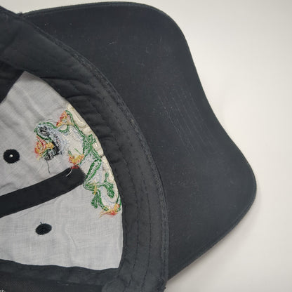 Geico Slideback Hat Black One Size Adjustable Embroidered AMC Deluxe