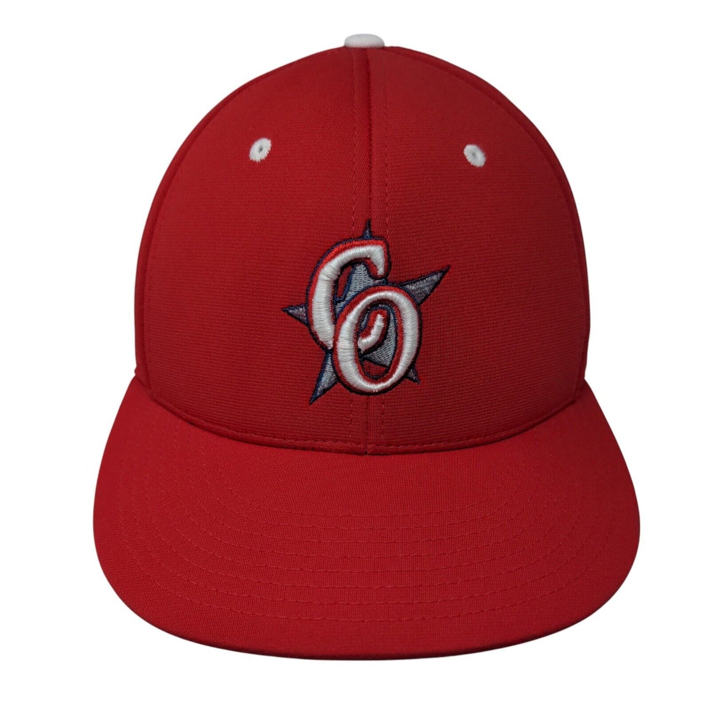 CO Star Fitted Hat Red Small-Medium Embroidered Flexfit Richardson