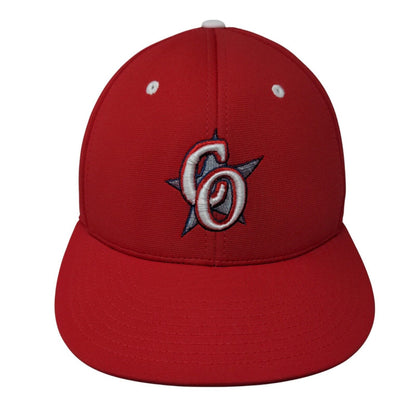 CO Star Fitted Hat Red Small-Medium Embroidered Flexfit Richardson