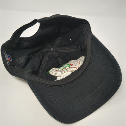 Alfa Romeo Strapback Hat Black One Size Embroidered Cap America 6 Panel