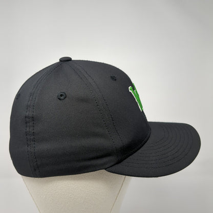WV Fitted Hat Black XS-S Embroidered Solid 6 Panel C Fit Champro