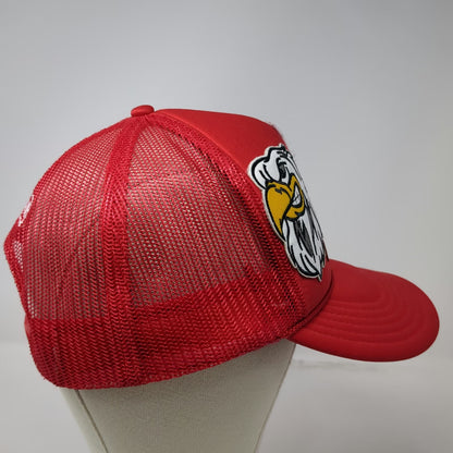 Otto Trucker Hat Red One Size Coors Beer Eagle Playing Cards Snapback Mesh Cap