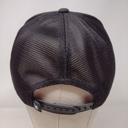 Drink More Coffee Snapback Rope Trucker Hat Black OSFA Mesh Back