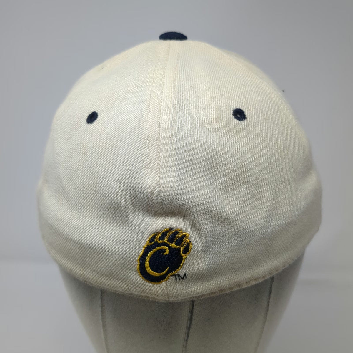 Zephyr California Golden Bears NCAA Beige Baseball Cap 7 1/8 Fitted Wool Hat