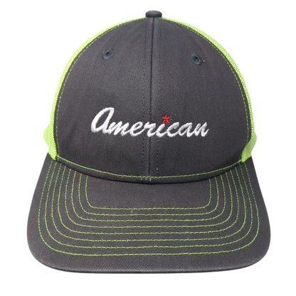 American Snapback Trucker Hat Multicolor OS Adjustable Mesh Back Port Authority