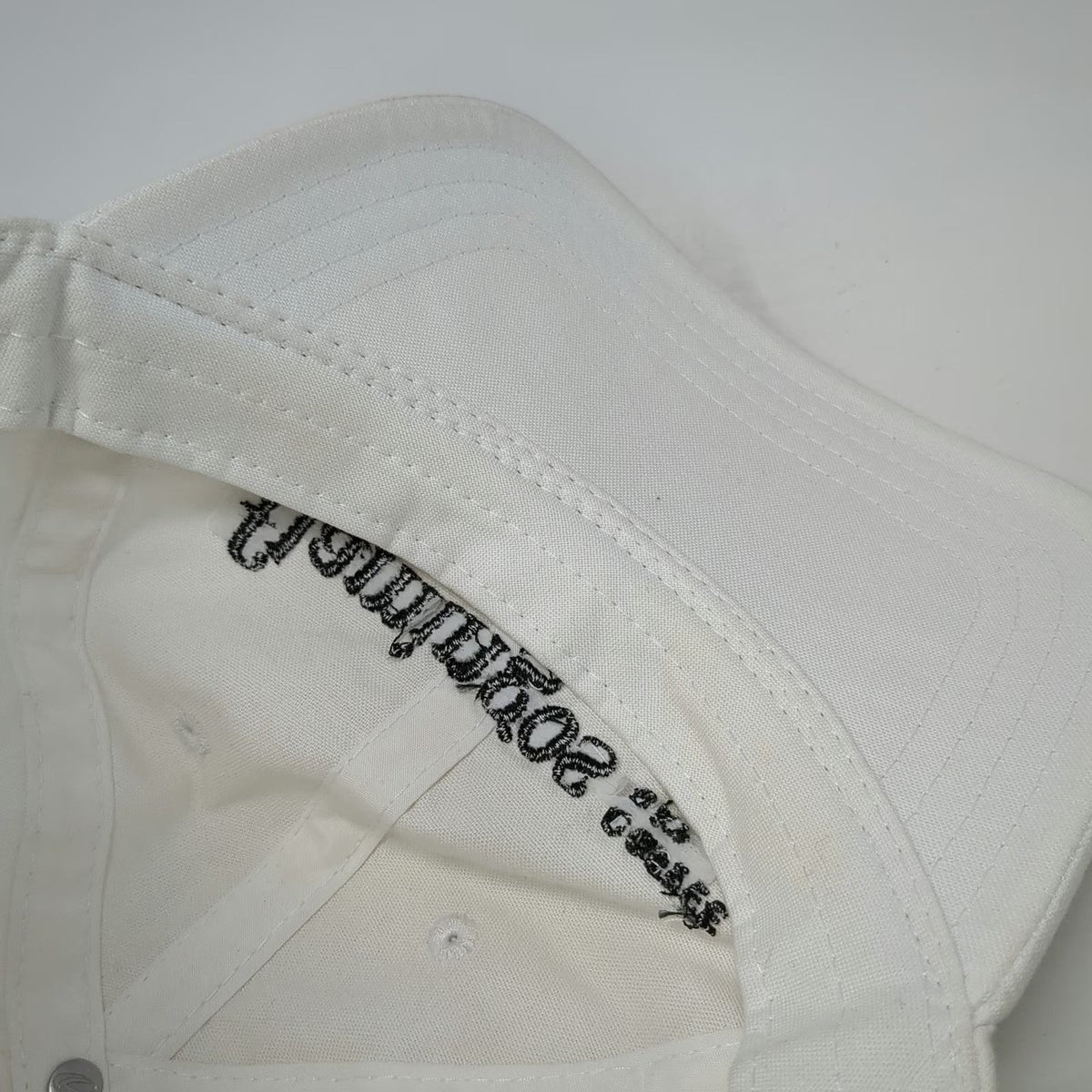 Pukka Baseball Cap White One Size Slideback Flamingos Coffee Bar Embroidered Hat