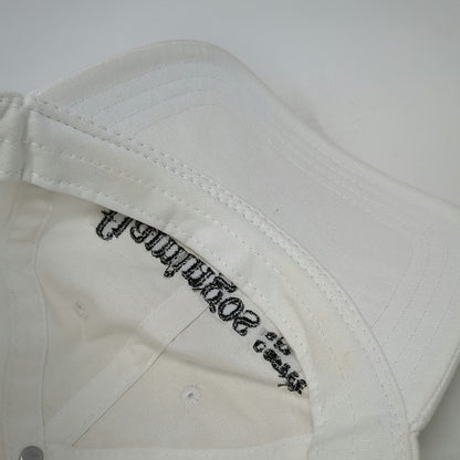 Pukka Baseball Cap White One Size Slideback Flamingos Coffee Bar Embroidered Hat
