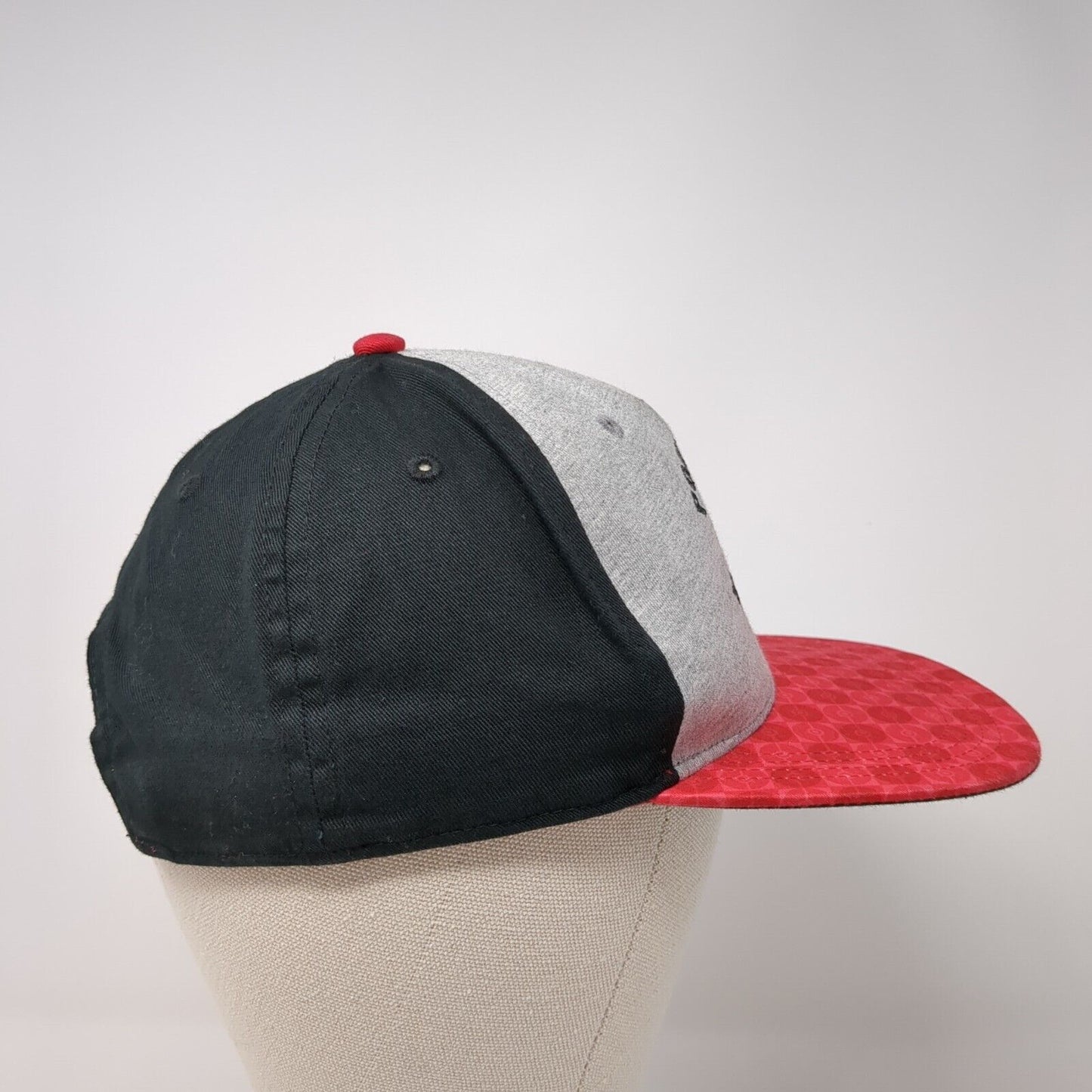 Pokemon Poke Ball snapback Hat Multi Youth OSFM Embroidered Colorblock