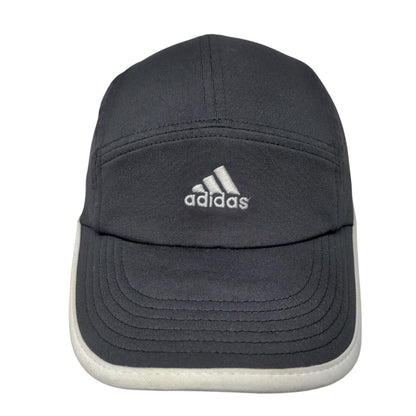 Adidas Climalite Fitted Hat Black OSFA Embroidered 3 Stripes Running