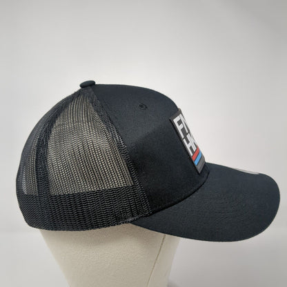 FNL HKR Patch Snapback Mesh Back Trucker Hat Black One Size Yupoong
