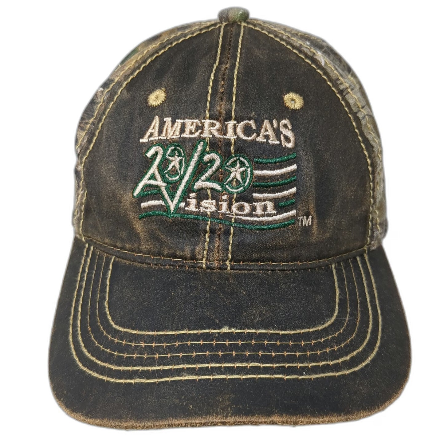 Port Authority Baseball Cap Brown Camo One Size Trump 2020 America Vision Hat