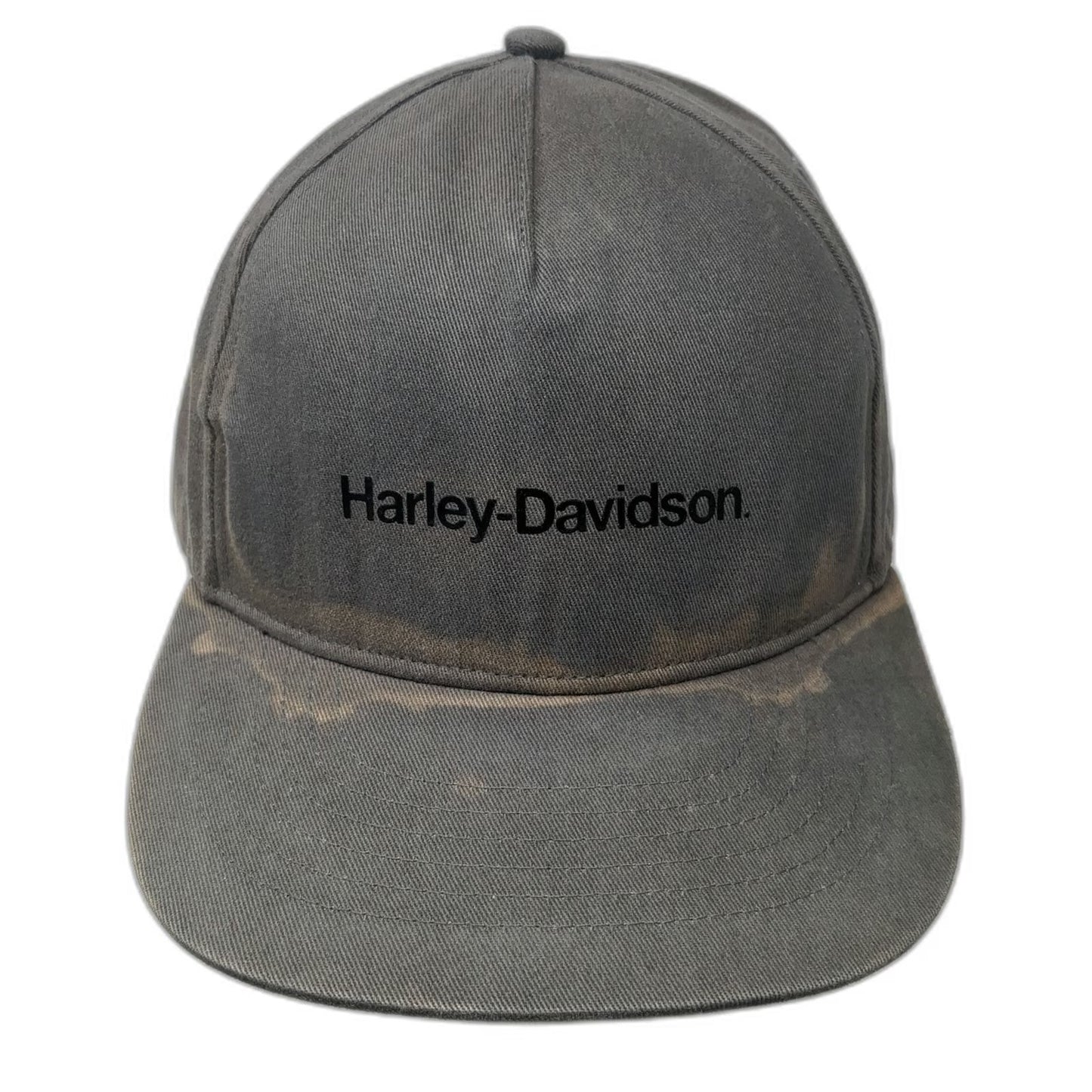 Harley-Davidson 5 Panel Green One Size Hat Snapback Cotton Logo Embroidered