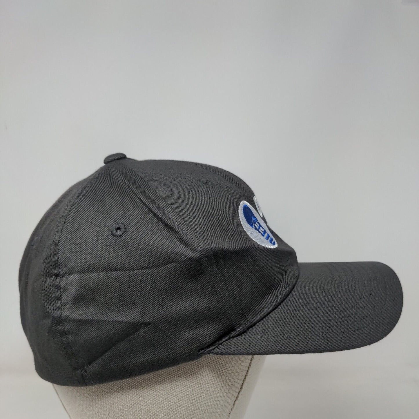 D&A Electric Fitted Hat Gray L/XL Embroidered Flexi Fit 6 Panel Port Authority