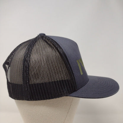 Idaho Snapback Trucker Hat Gray OSFA Adjustable Mesh Back 6 Panel Sport-Tek